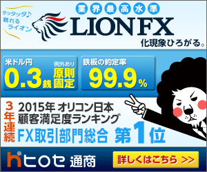 3年連続　2015年オリコン日本顧客満足度ランキングFX取引部門総合第１位