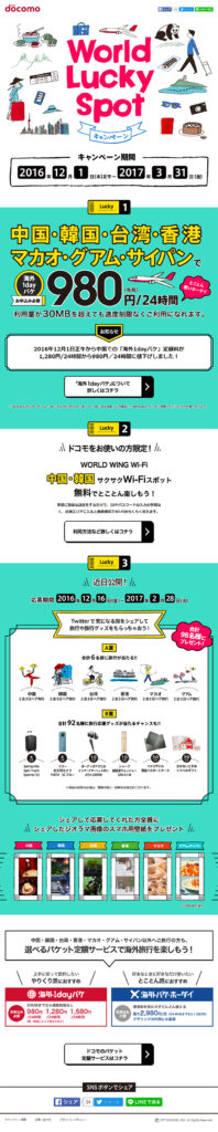 World Lucky Spot キャンペーン