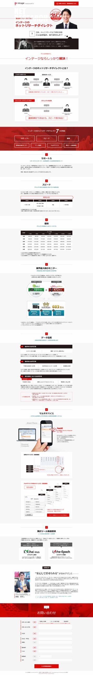 インテージのネットリサーチダイレクト